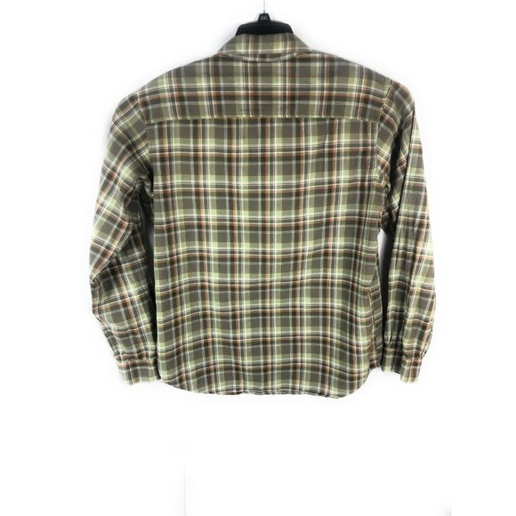 Columbia Men's Medium Long Sleeve Button Up Multicolor Cotton Adult Shirt A12 - Picture 4 of 4